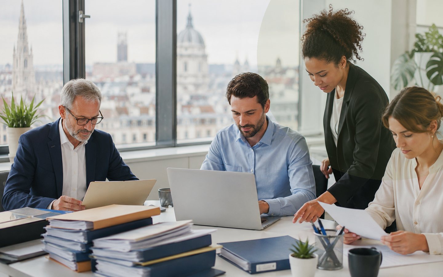 Organisation de courriers et documents de retraite